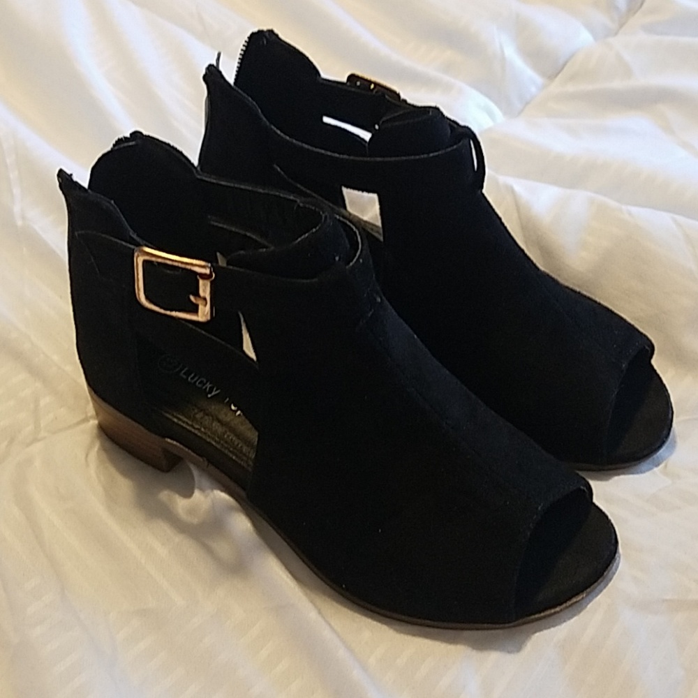 Open Toe Booties